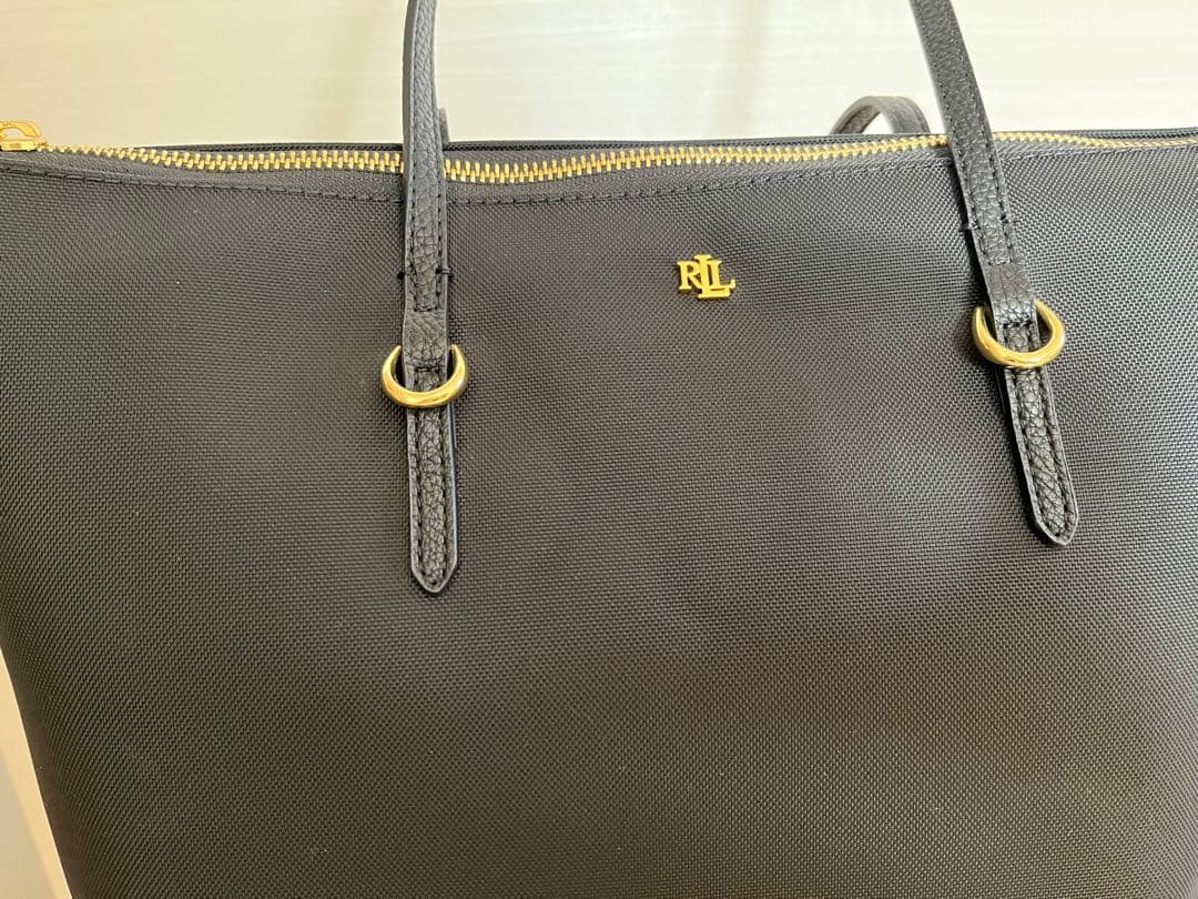 【未使用】LAUREN RALPH LAUREN　黒トートバッグ
