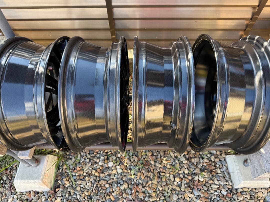 w*n様 15インチ ブラック 多スポークホイール