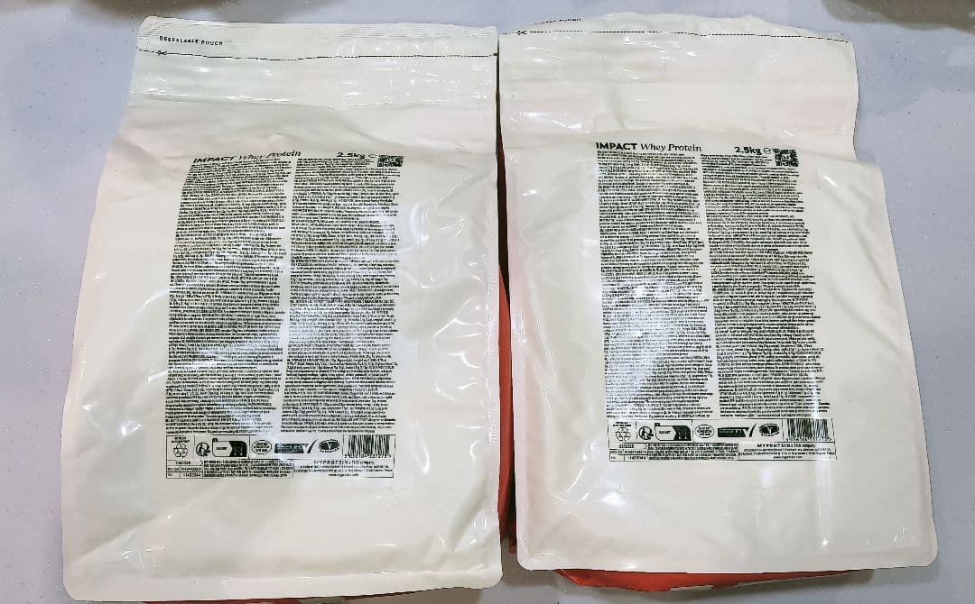 マイプロテイン ホエイプロテイン(ピーチティー)　5kg（2.5kg x 2）