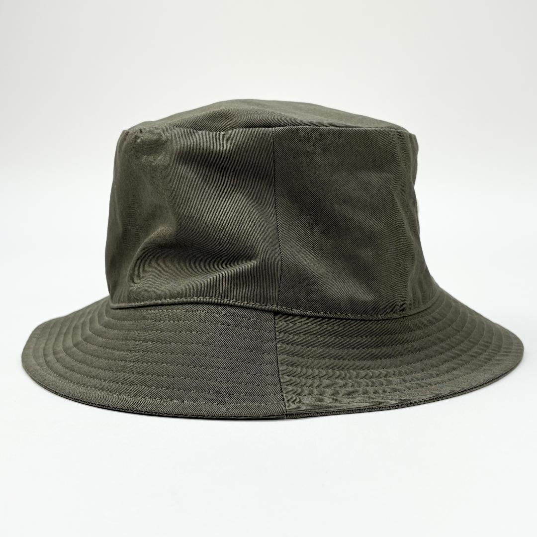 美品 CELINE 22AW トリオンフ バケットハット コットンギャバジン L