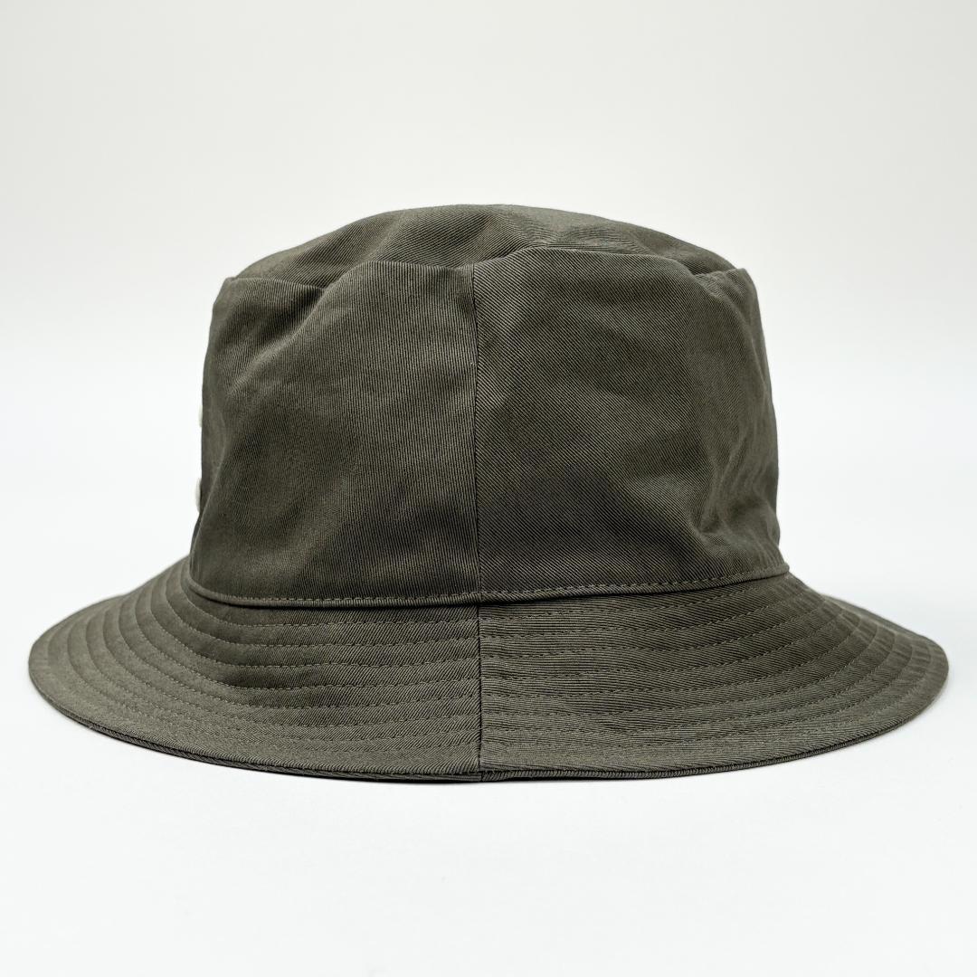 美品 CELINE 22AW トリオンフ バケットハット コットンギャバジン L