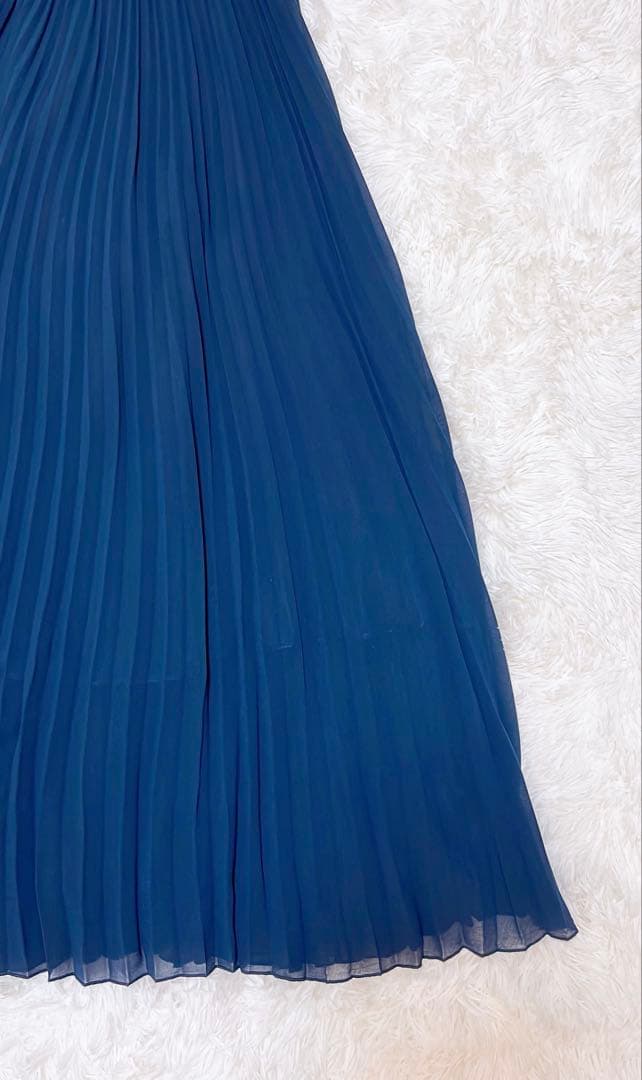 Dorry Doll♡オリジナル模様柄刺繍レース使い プリーツ加工 ロング丈