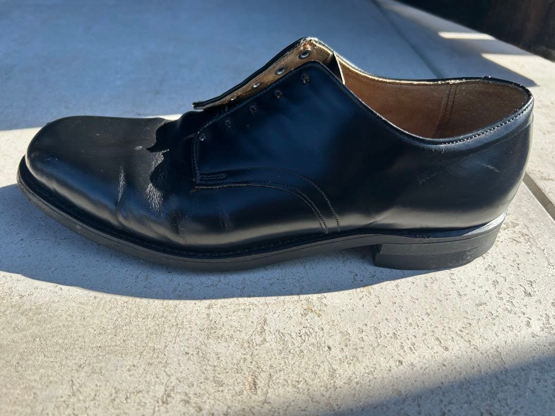 靴 us navy service shoes 80s