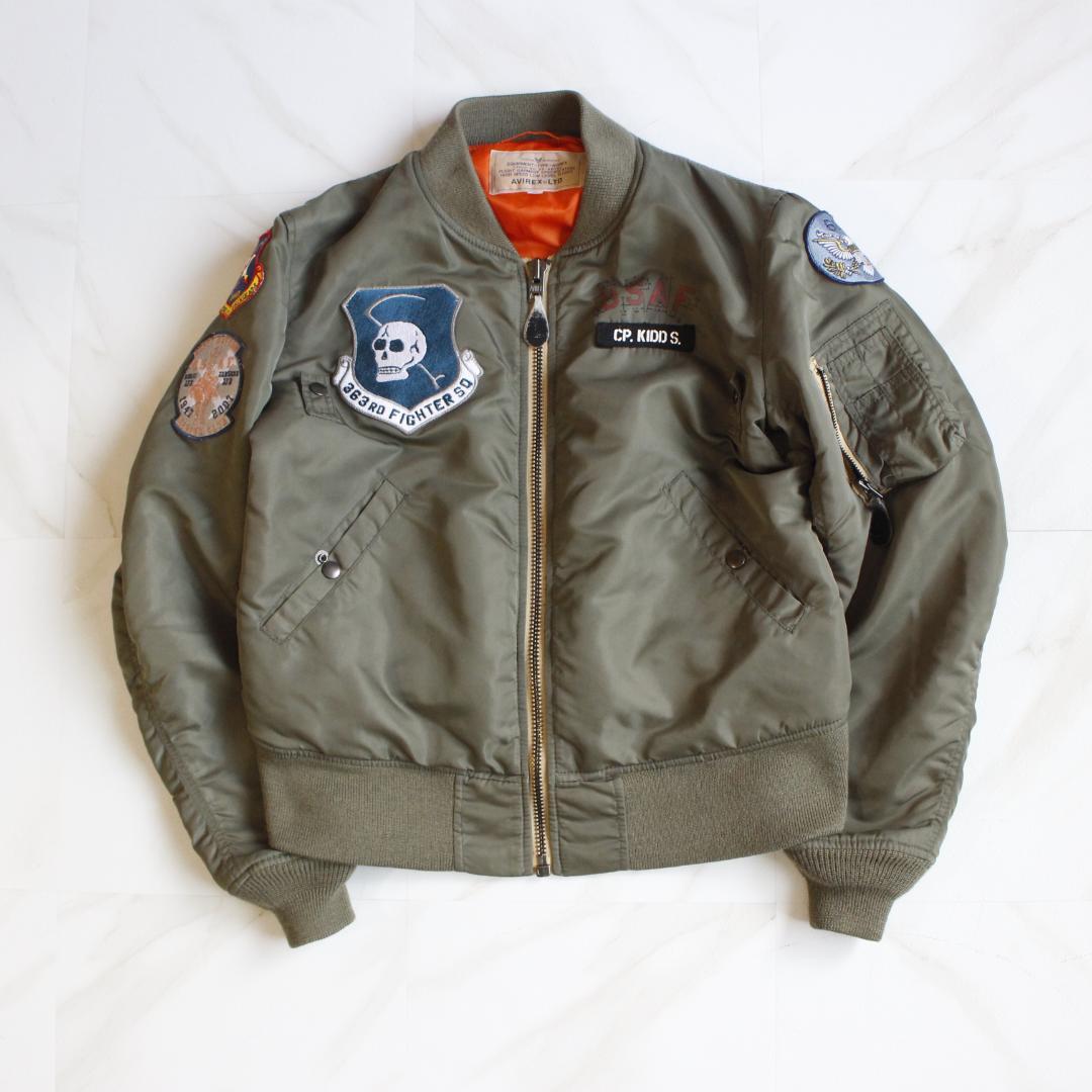 AVIREX M アメリカ空軍独立60周年モデル MA-1 ワッペン フルデコ