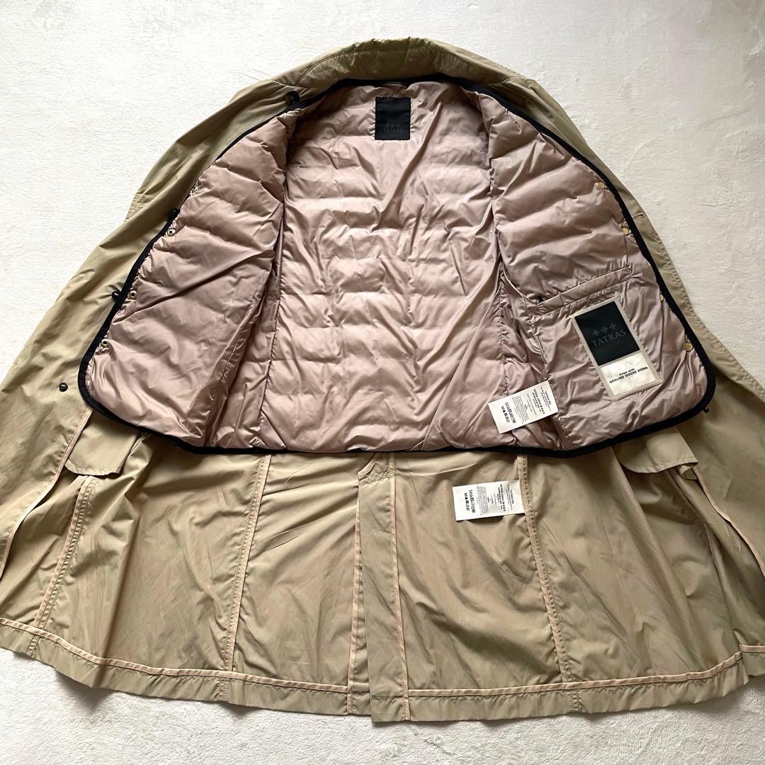 タトラス　ダブルブレスト トレンチコート　ライナー　3way ベージュ　M