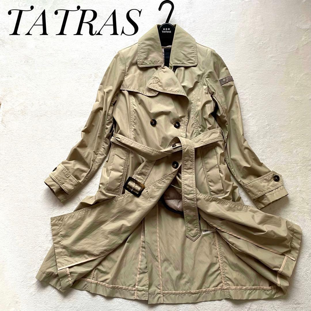 タトラス　ダブルブレスト トレンチコート　ライナー　3way ベージュ　M