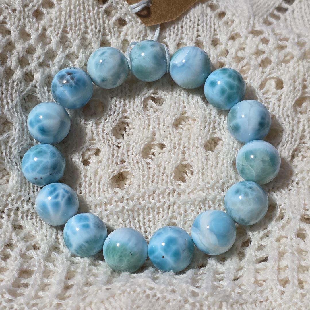 ラリマー ブレスレット 13.5～14mm