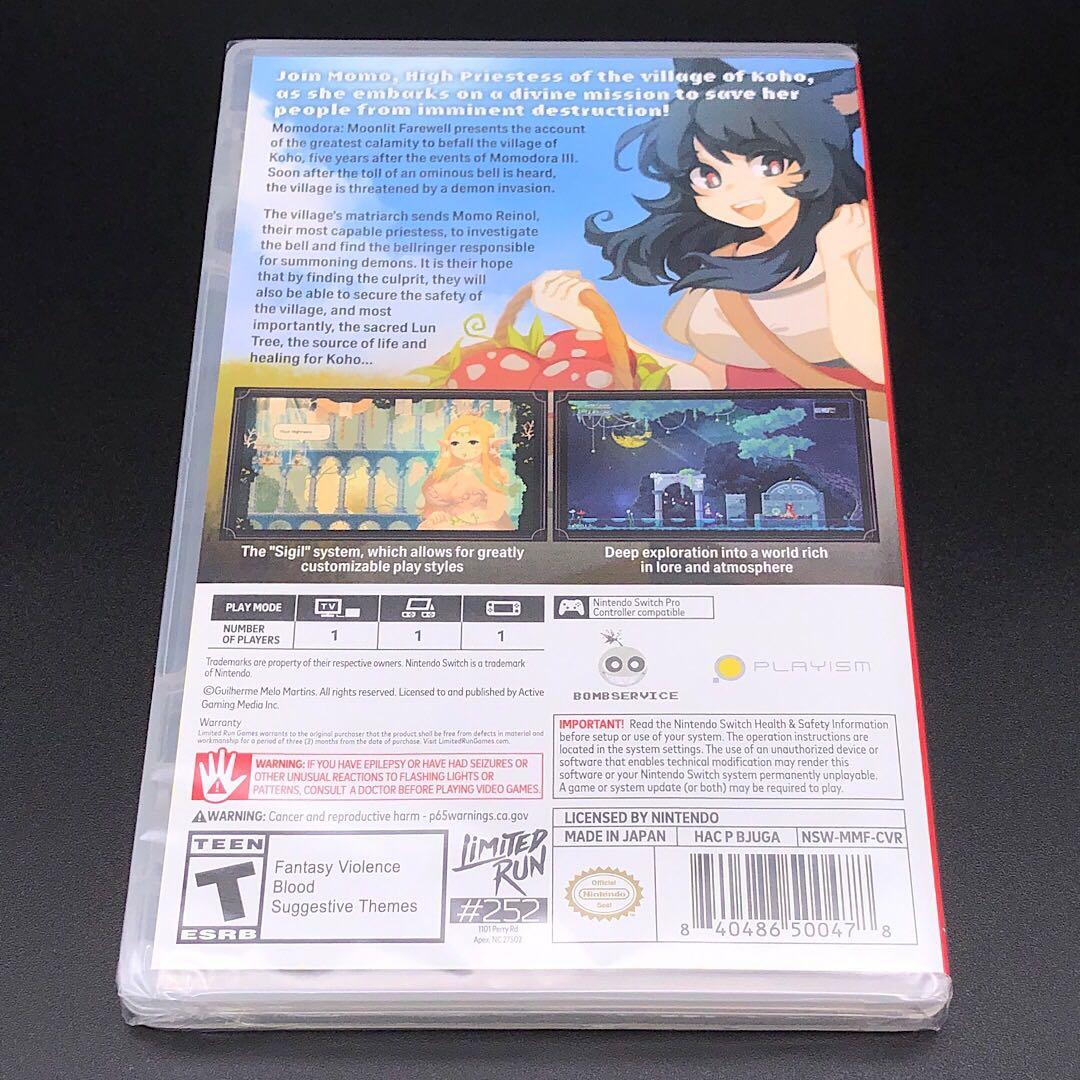 Momodora 月影のエンドロール 北米版 switch ニンテンドースイッチ