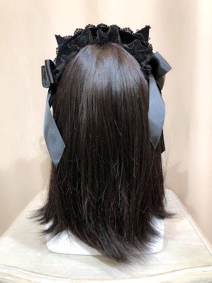 ヘアアクセサリー CAT EAR MINI BONNET / MAJOH