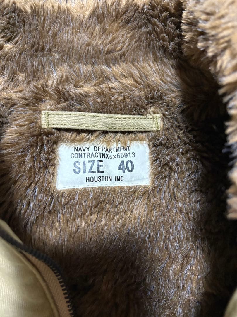 ヒューストン HOUSTON N-1デッキ ジャケット U.S.N. サイズ40