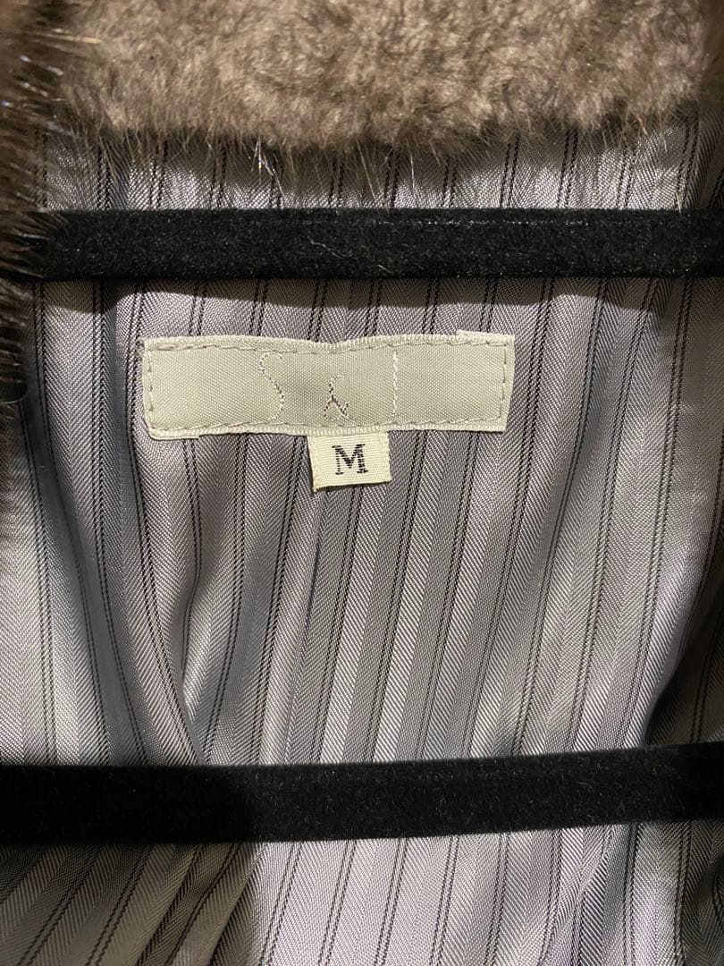 黒 毛皮 アウター ミンク ロング Mサイズ