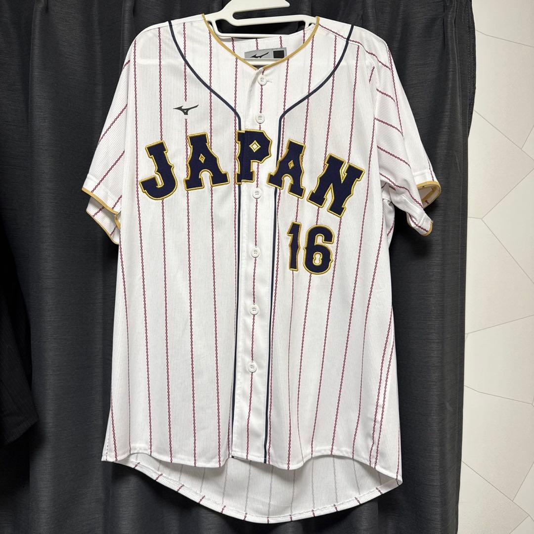 WBC日本代表 大谷翔平選手 刺繍デザイン 公式ユニフォーム　サイズL
