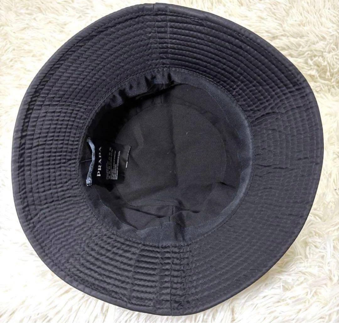 【値下げ】PRADA ブラック ナイロン バケットハット