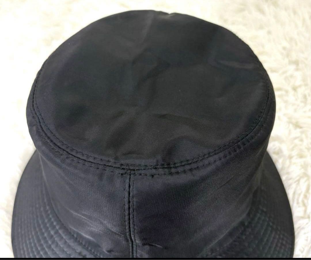 【値下げ】PRADA ブラック ナイロン バケットハット