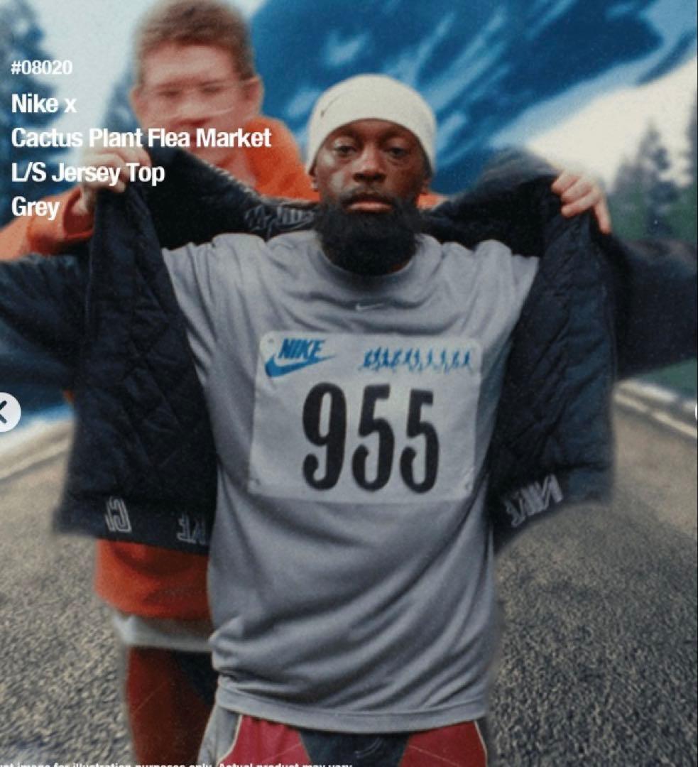 テ*9様 Nike × CPFM L/S Jersey Grey ロングスリーブ