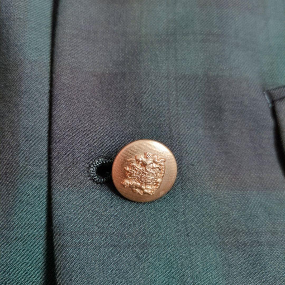 美品 グリーンレーベルリラクシング 120 スーツ チェック キッズフォーマル