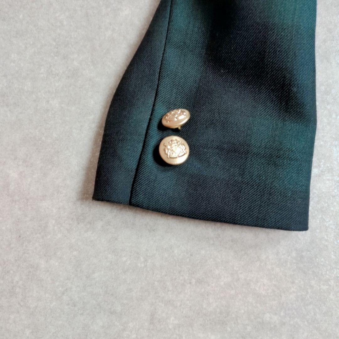 美品 グリーンレーベルリラクシング 120 スーツ チェック キッズフォーマル