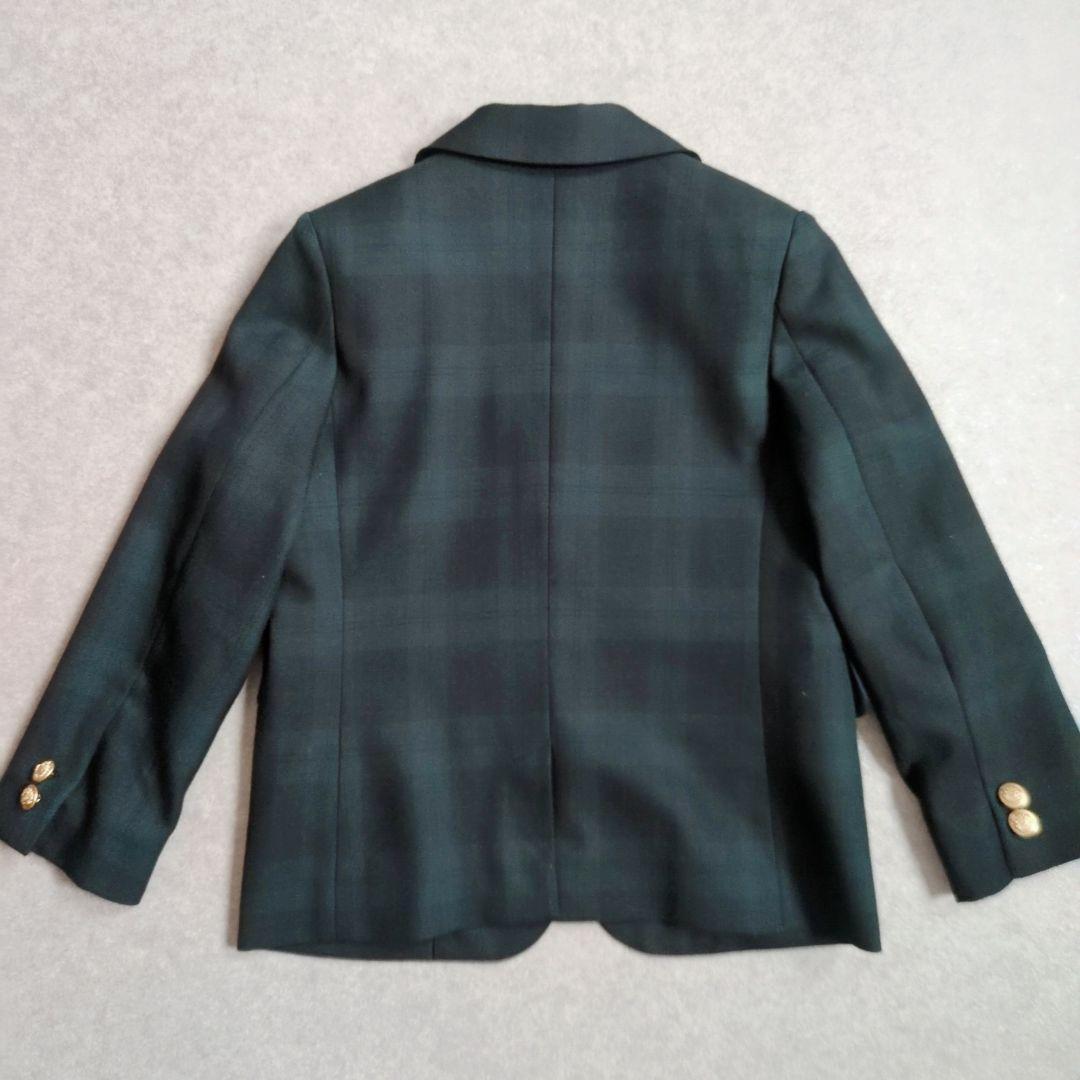 美品 グリーンレーベルリラクシング 120 スーツ チェック キッズフォーマル