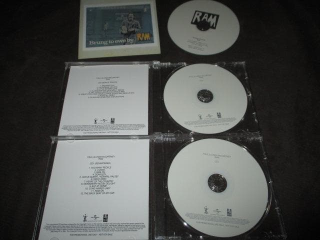 paul mccartney ram (USプロモアドバンス3枚セット!!)