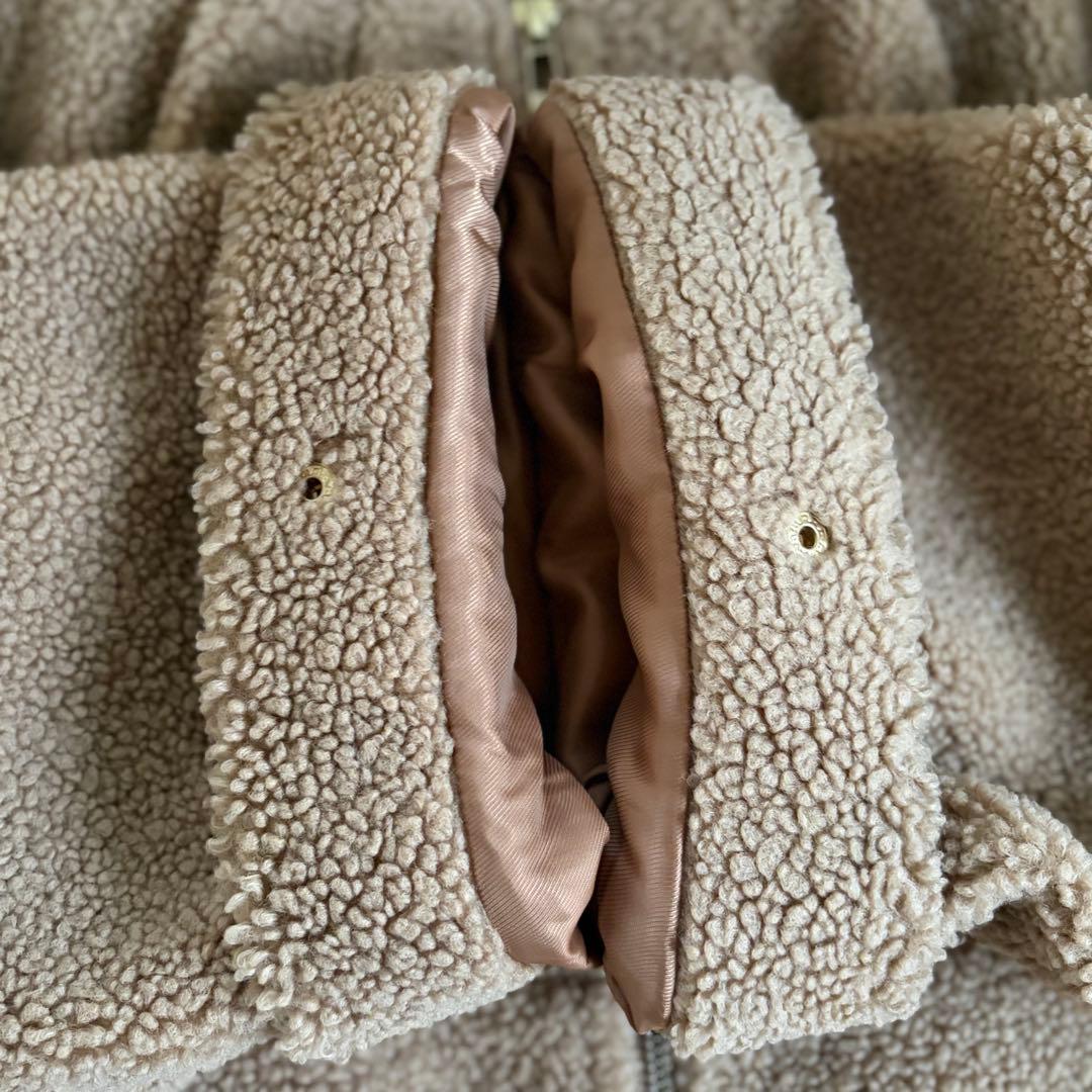 m*i様 【極美品】セルフォード ボアペプラムジャケット38 キャメル