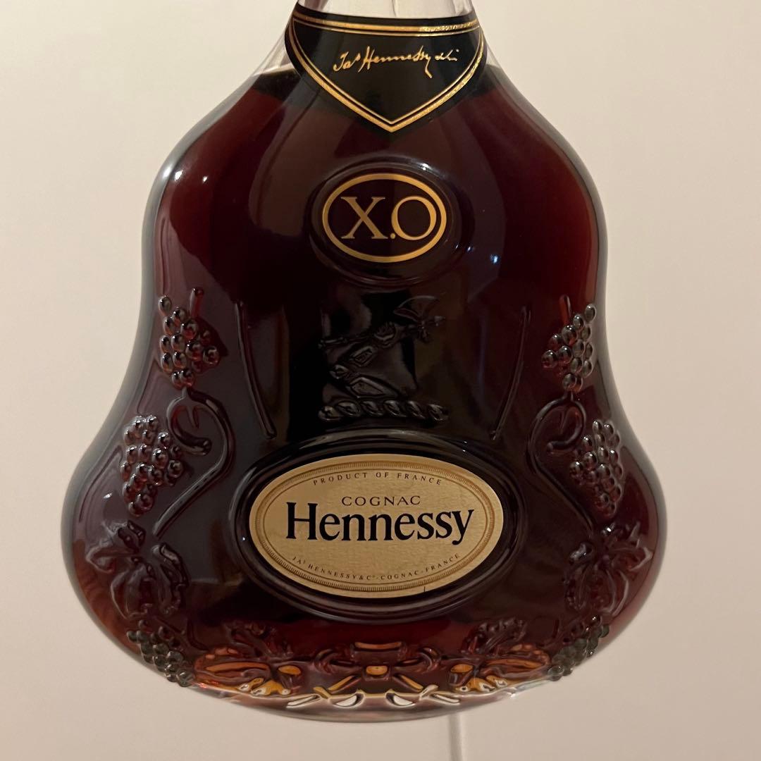 ヘネシー X.O ブランデー 金キャップ クリアボトル 700ml