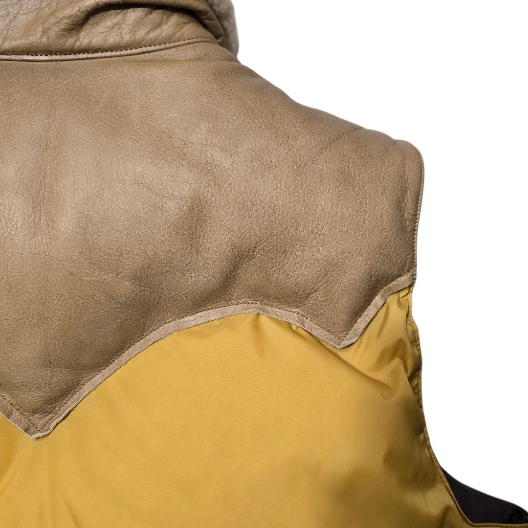 ロッキーマウンテンフェザーベッド ダウンベスト クリスティ マスタード 42