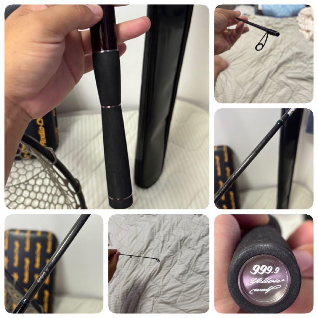 【引取限定】ロデオクラフト　セット　イエローウルフ61L-e ネット、クッション