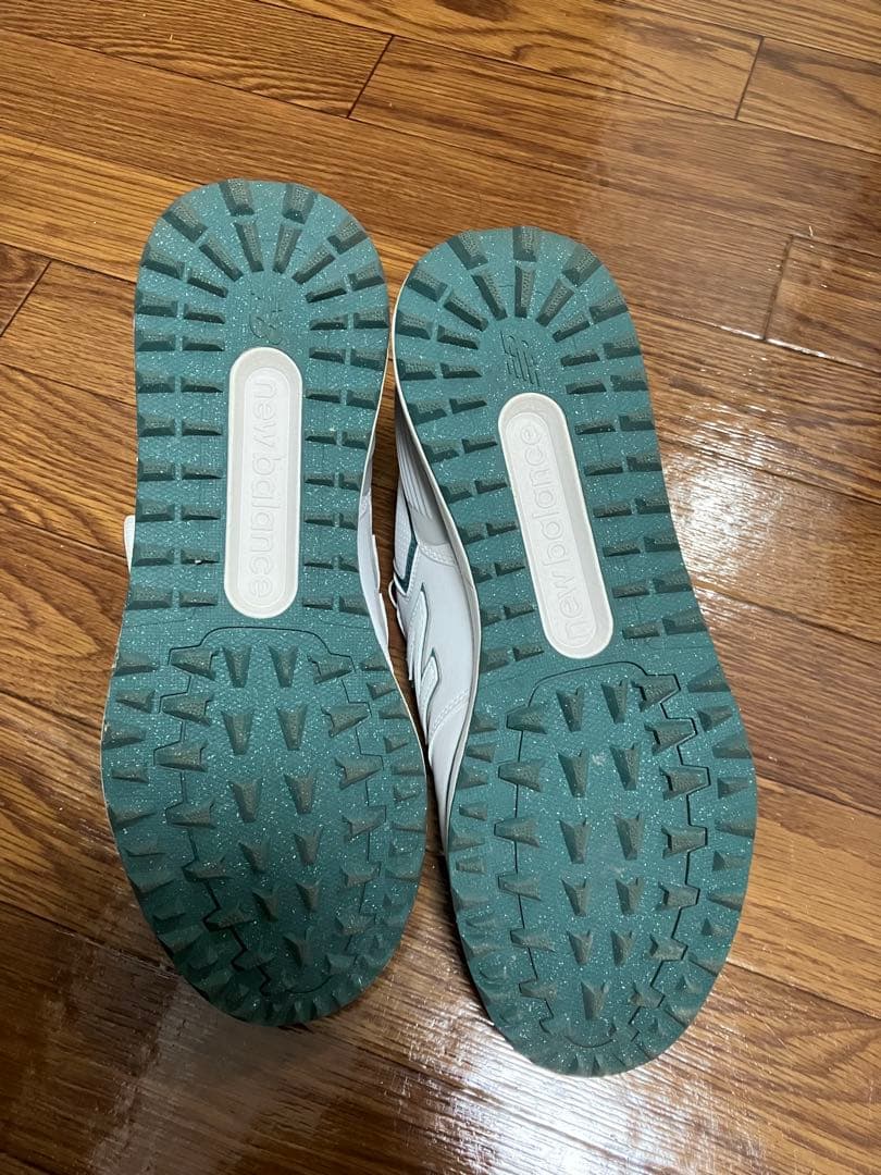 New Balance 574 ホワイト/グリーン