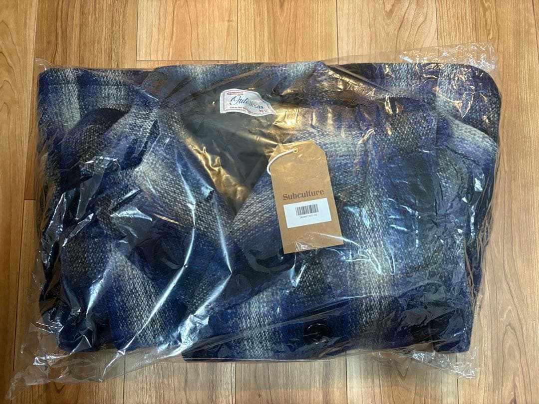 SUBCULTURE OMBRECHECK P-COAT / NAVYサイズ1