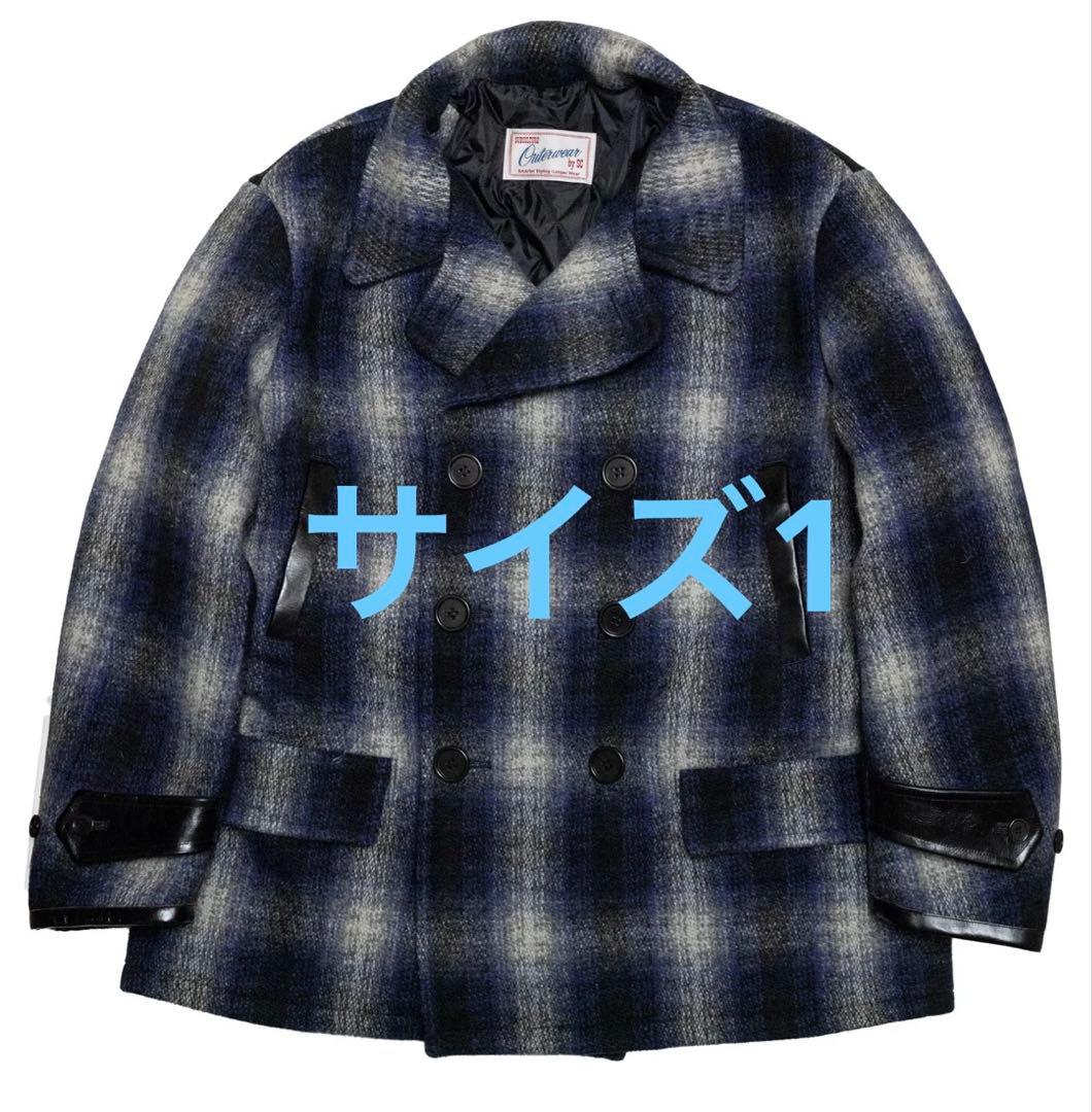 SUBCULTURE OMBRECHECK P-COAT / NAVYサイズ1