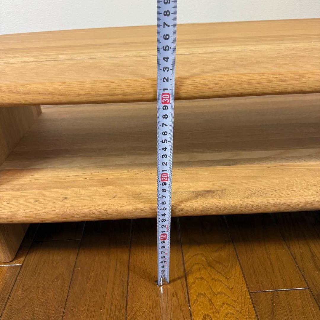 【美品】飛騨産業 キツツキ ビーチ材 ローボード ローテーブル 91232