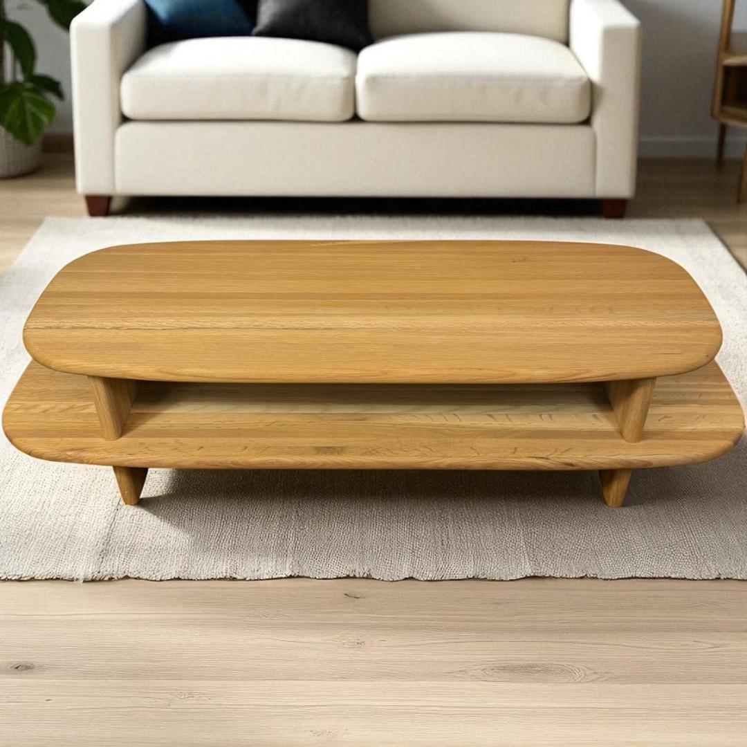 【美品】飛騨産業 キツツキ ビーチ材 ローボード ローテーブル 91232