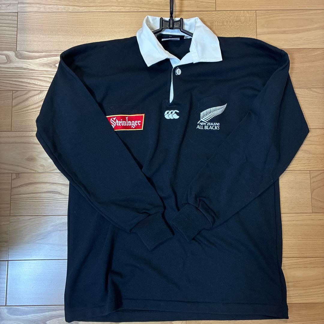 《ビンテージ》オールブラックス ラガー シャツ 長袖 Canterbury