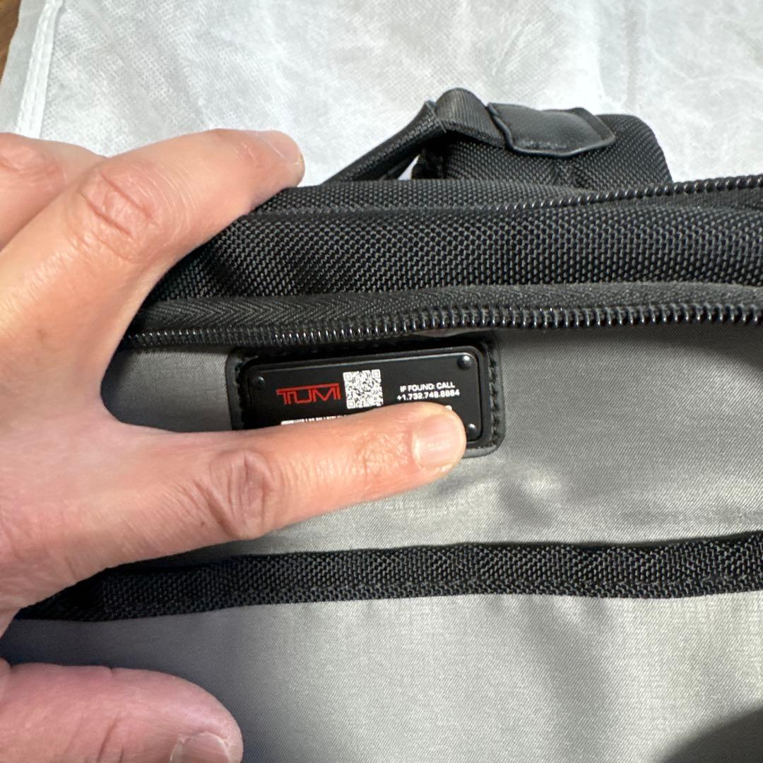 （値下げ）TUMI スリムバッグパック　ブラック