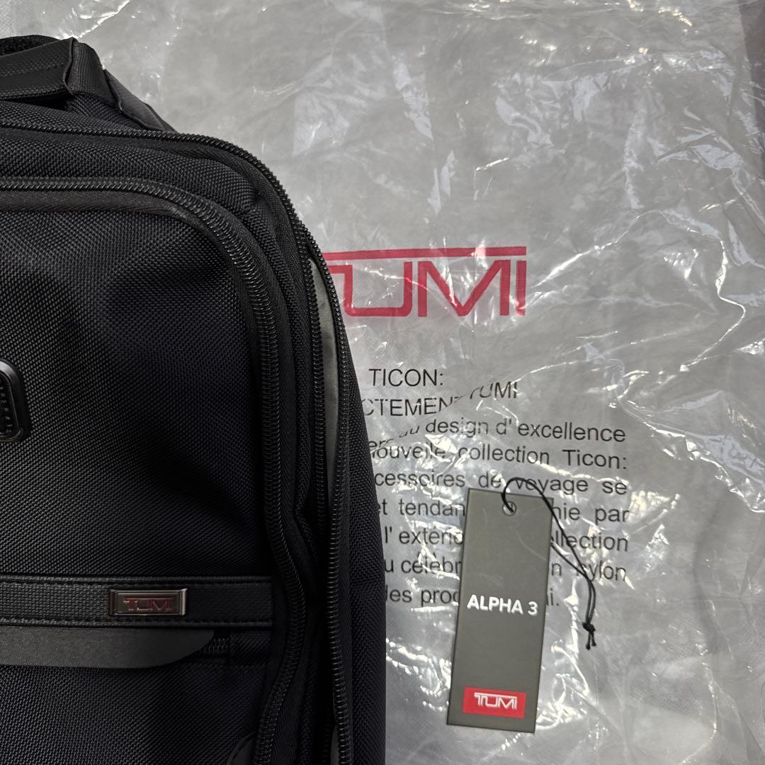 （値下げ）TUMI スリムバッグパック　ブラック