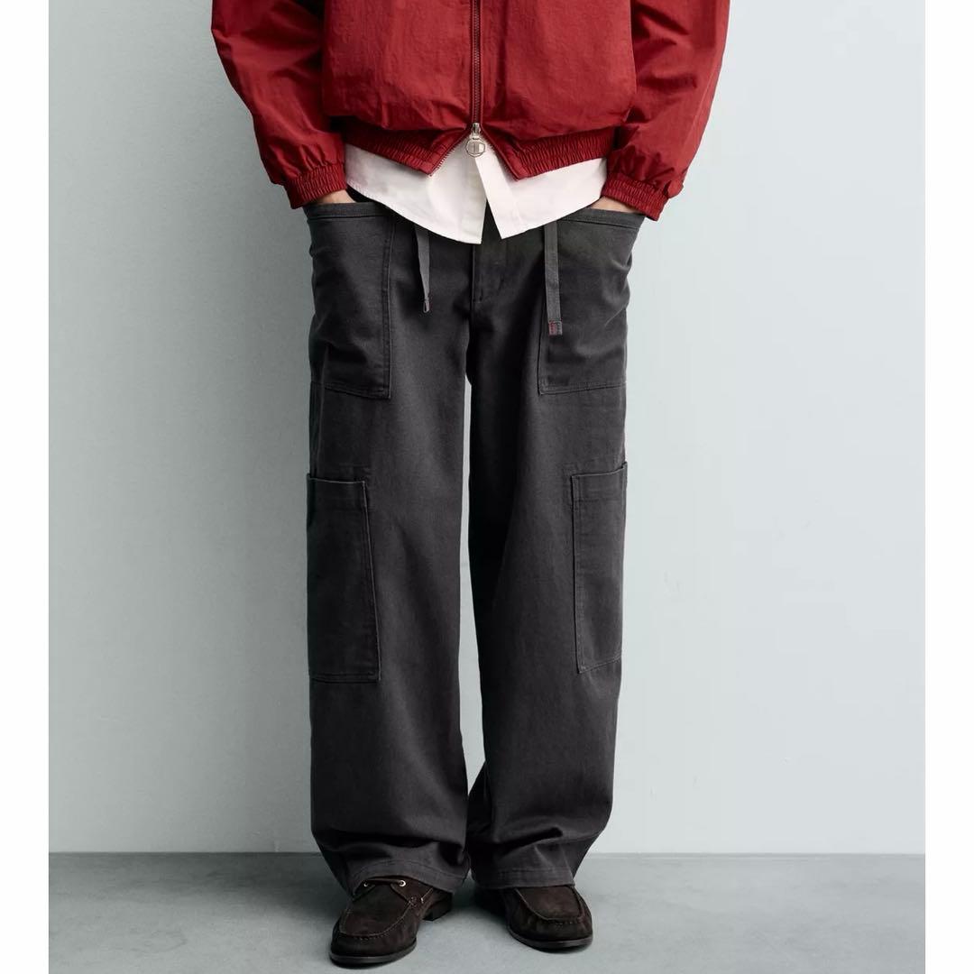 CHAMPION ® X ZARA ドローストリング カーゴ　デニム