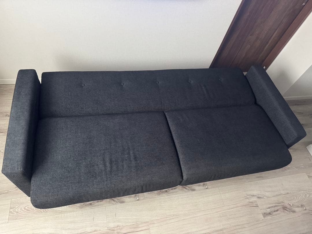 タチ郎｜デザインソファベット・シンプルモダン Ohquist 黒