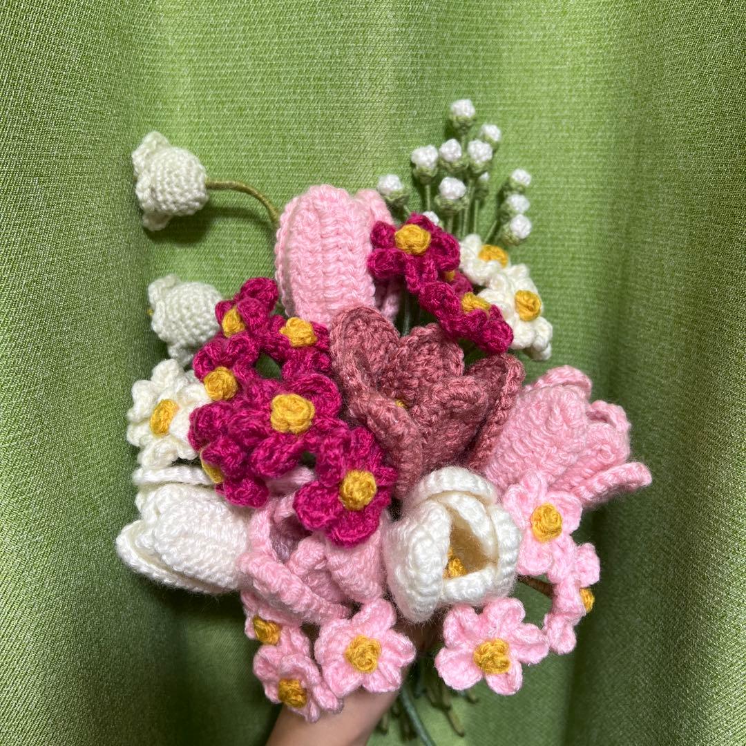 クロシェフラワー 枯れない花束