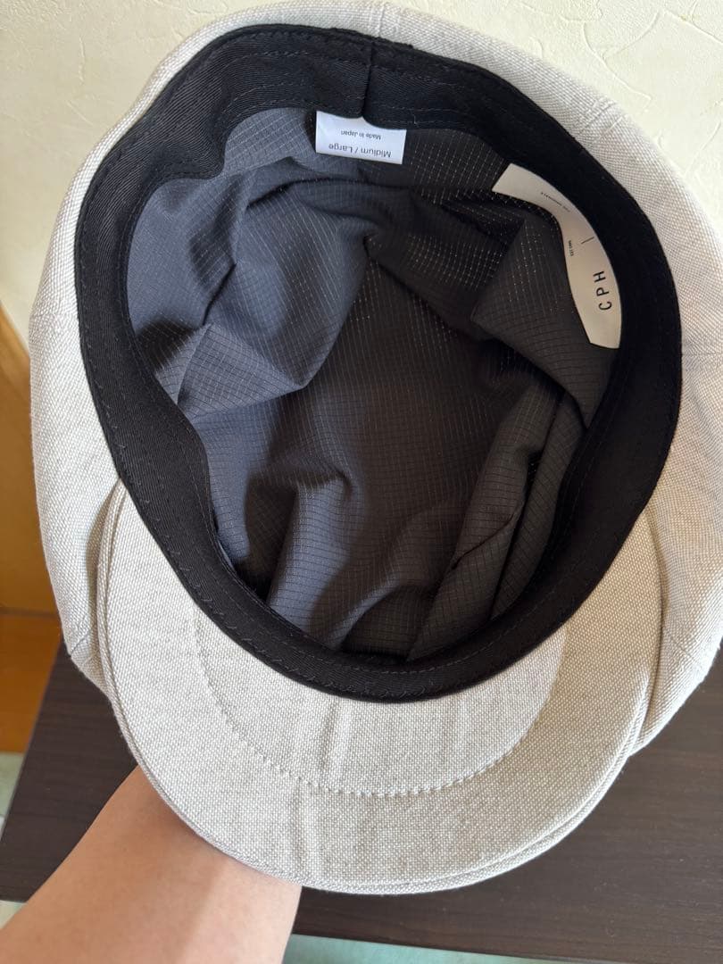 CPH 575PL POLYESTER LINEN キャスケット M/L