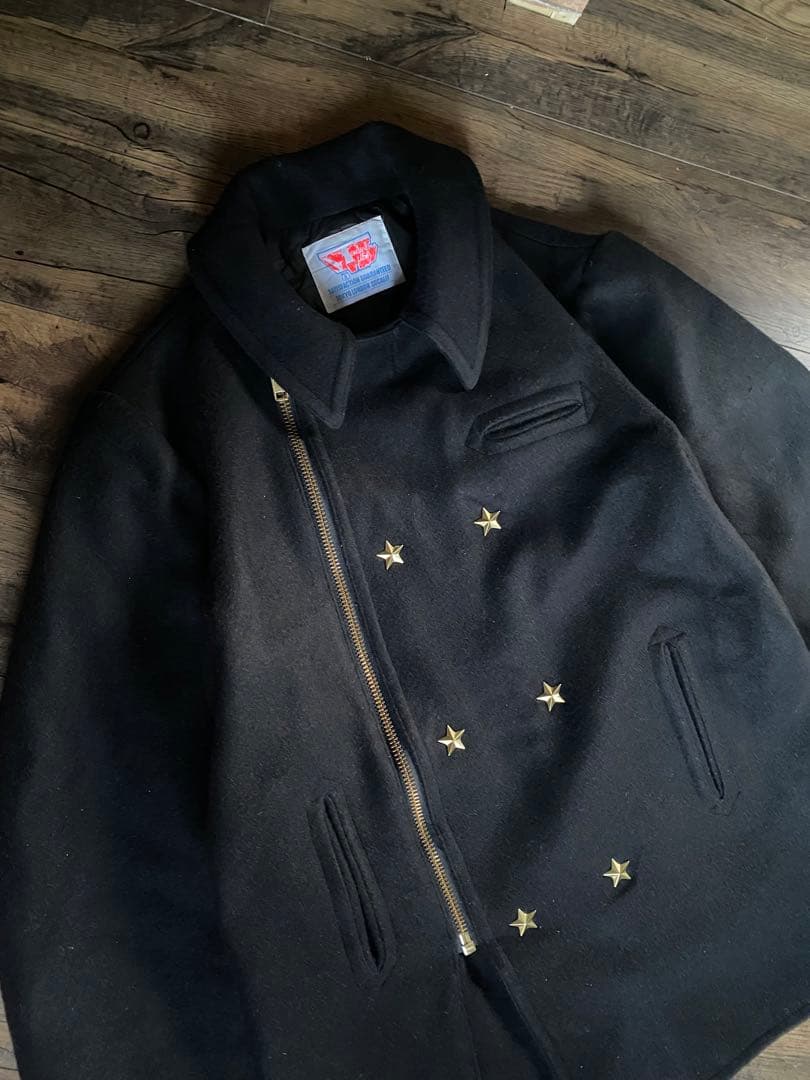 TENDERLOIN テンダーロイン01AW 星 スタッズ ウール Pコート