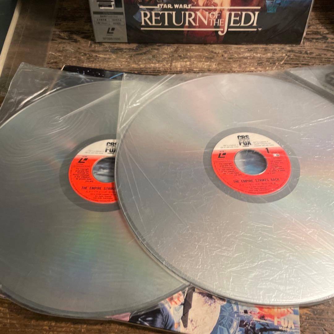 スター・ウォーズ LD 3枚セット 新たなる希望帝国の逆襲ジェダイの帰還