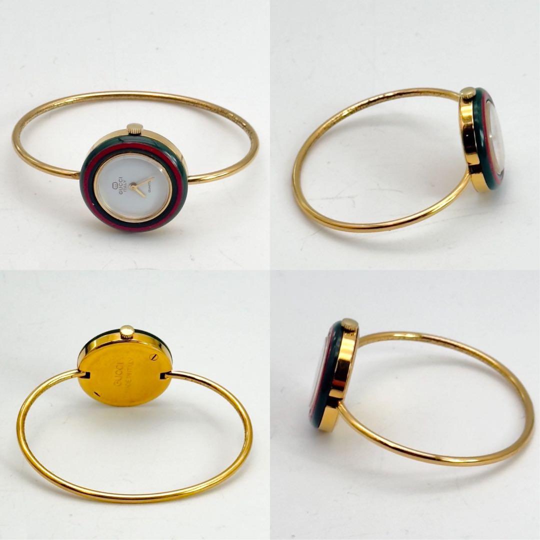 GUCCI チェンジベゼル 腕時計 クォーツ　レディースゴールド　全6色