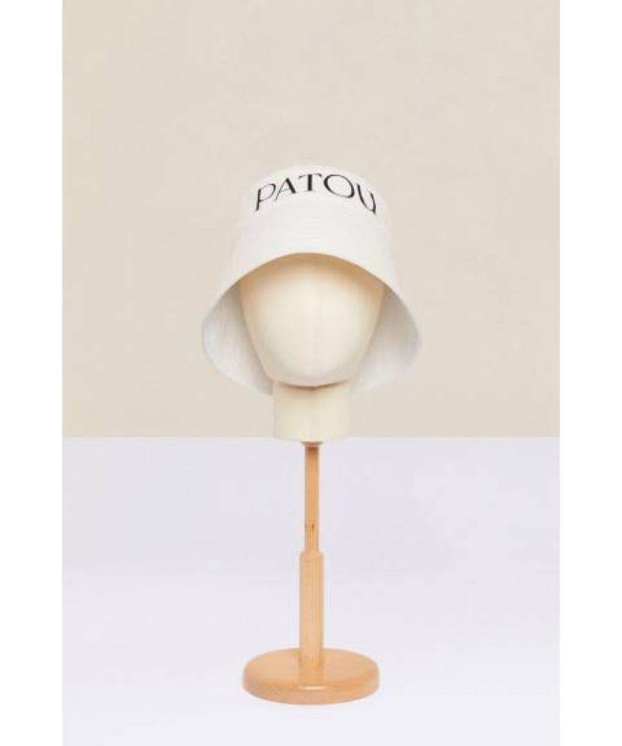 ぴ PATOU バケットハット ホワイト
