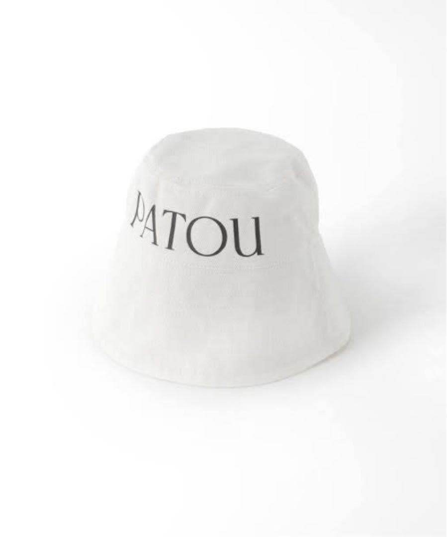 ぴ PATOU バケットハット ホワイト
