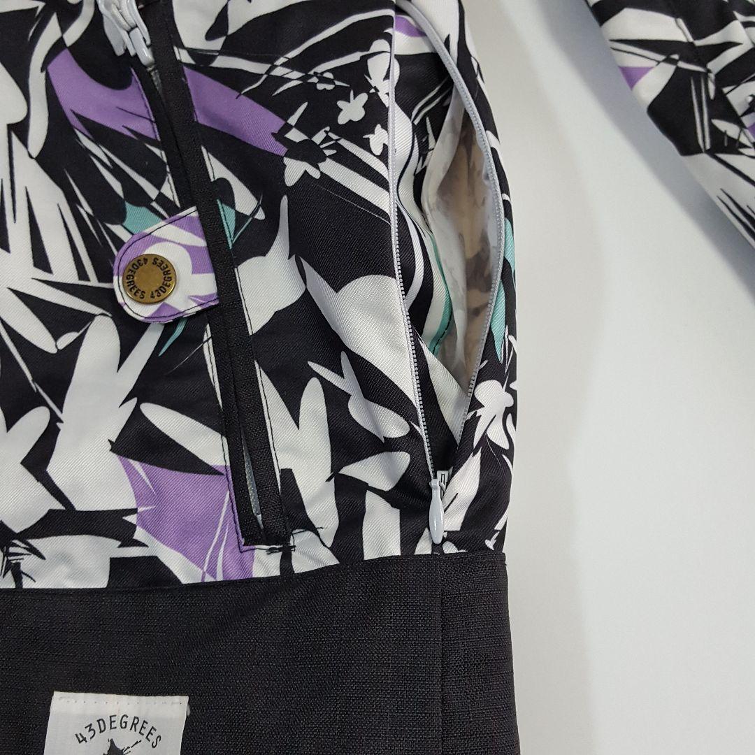 極美品　43DEGREES　レディース　スノーウェア　上下セット　スキースノボー
