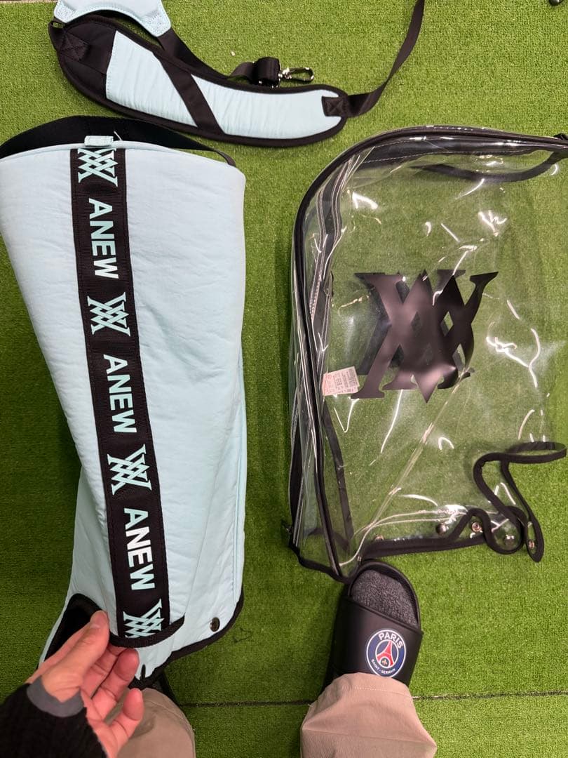 ANEW GOLF アニューゴルフ　キャディバックスタンド式　　ライトブルー