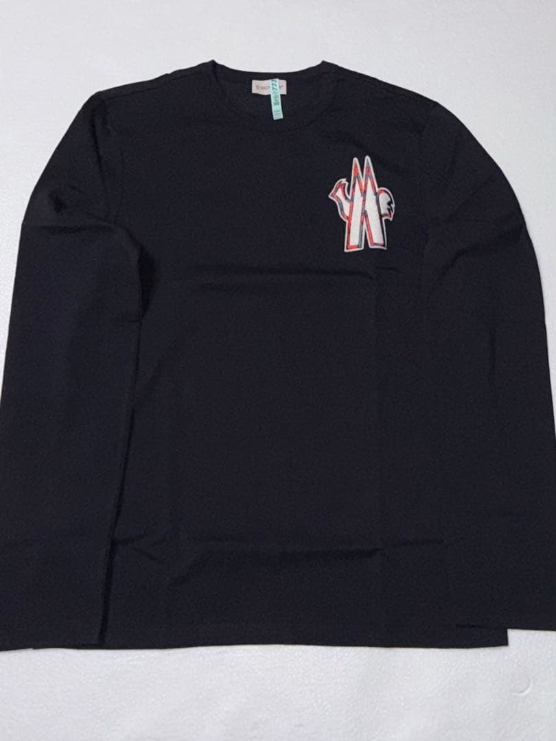 モンクレール ロゴ刺繍 長袖Tシャツ