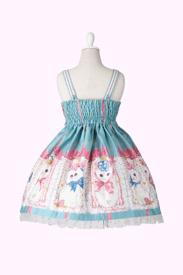 シャーリーテンプル ホワイトスノーキャット JSK 120 美品