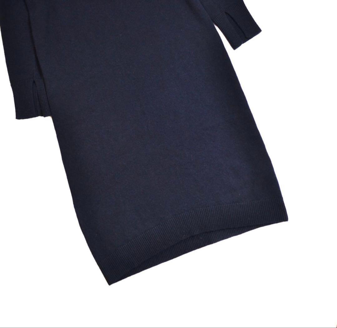 Max Maraマックスマーラ ウールカシミヤ製ハイネックニットワンピースM