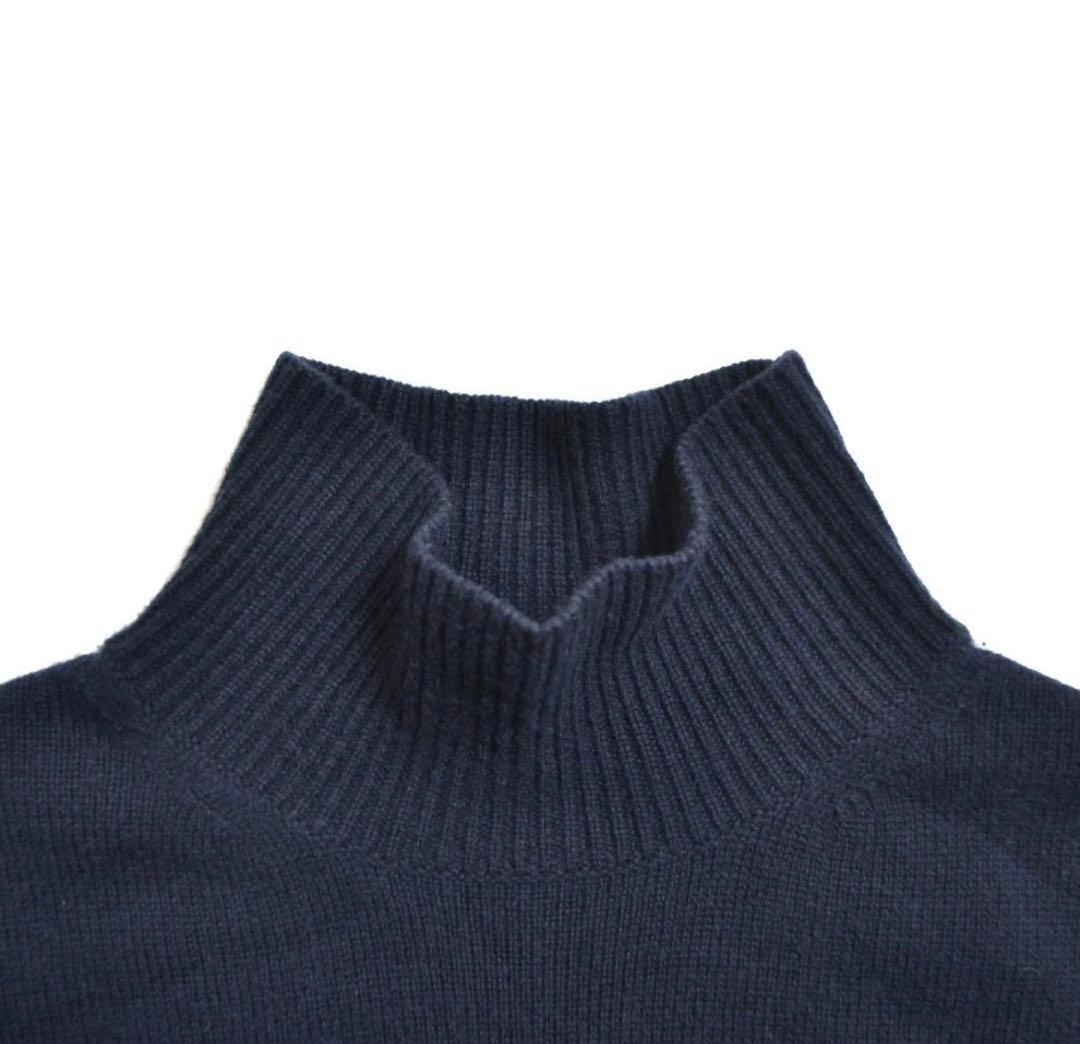 Max Maraマックスマーラ ウールカシミヤ製ハイネックニットワンピースM